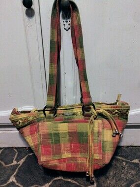 Donna Sharp quilted patchwork shoulder bag VINTAGE